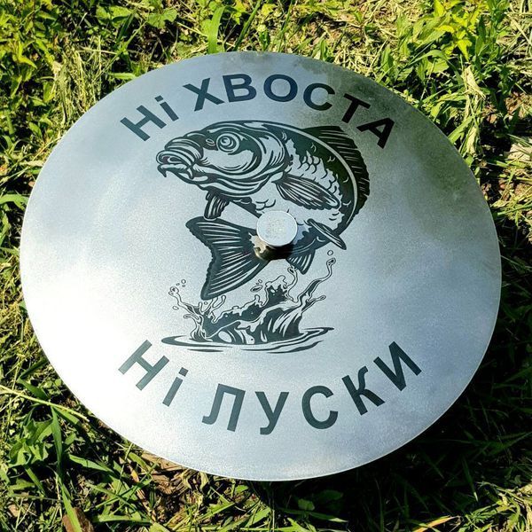 Лазерная гравировка на крышке сковороды 40 см. 80b фото