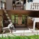 Двухэтажный детский кукольный деревянный домик самосборный для кукол с мебелью и террасой, из двп 16 фото 4