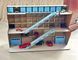 Деревянная парковка для машинок Hot Wheels | Паркинг на 50 гаражей с двумя спусками и шлагбаумом 53а фото 4